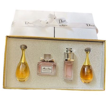 dior perfume womens set|christian dior miniature perfume set.